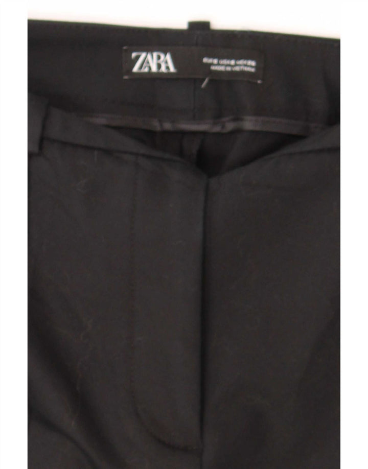 Zara Womens Slim Suit Trousers Small W26 L26 Black