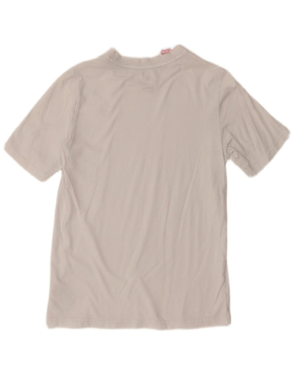 Adidas Boys T-Shirt Top 13-14 Years White Cotton