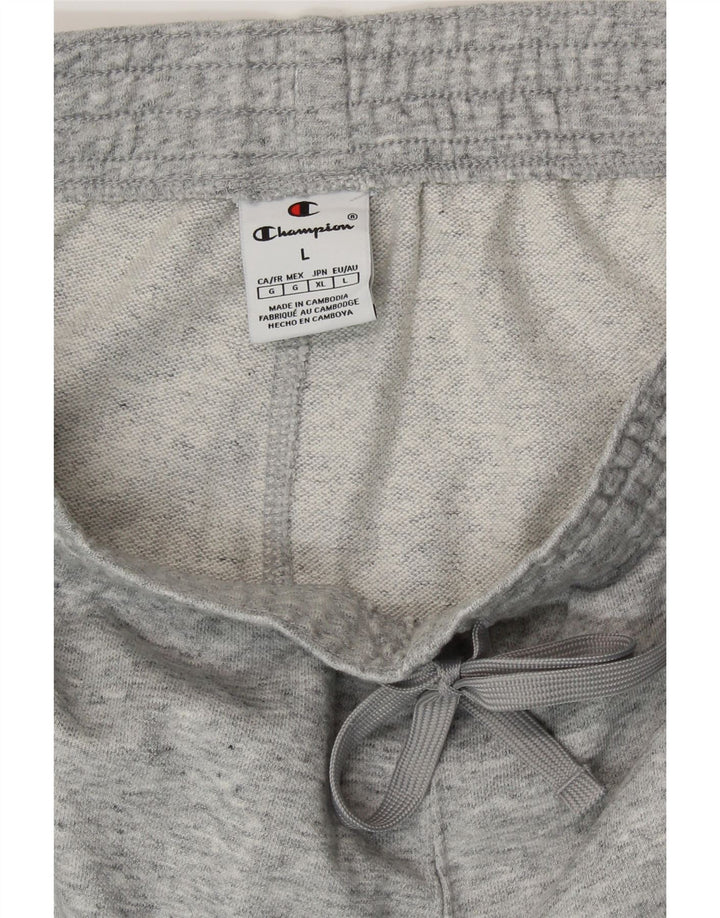 CHAMPION Mens Tracksuit Trousers Joggers Large Grey