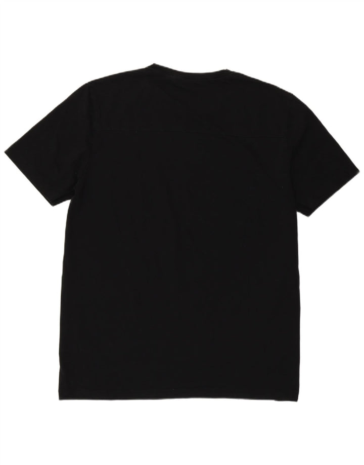 Hugo Boss Mens Graphic T-Shirt Top XL Black Cotton