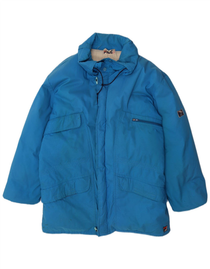 Fila Mens Padded Coat IT 52 Large Blue