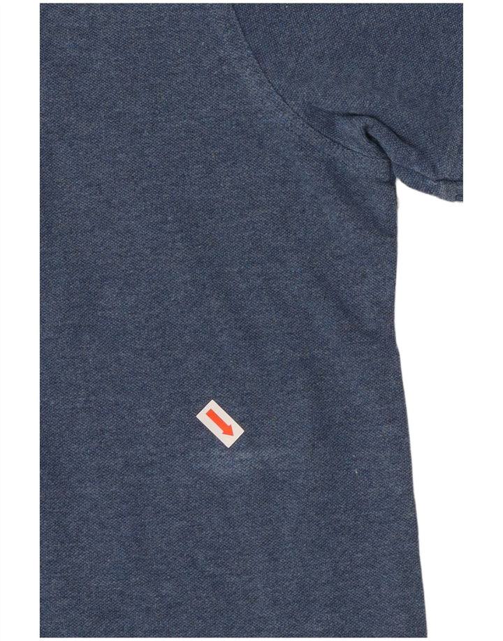 CREW CLOTHING Mens Polo Shirt Large Blue Cotton