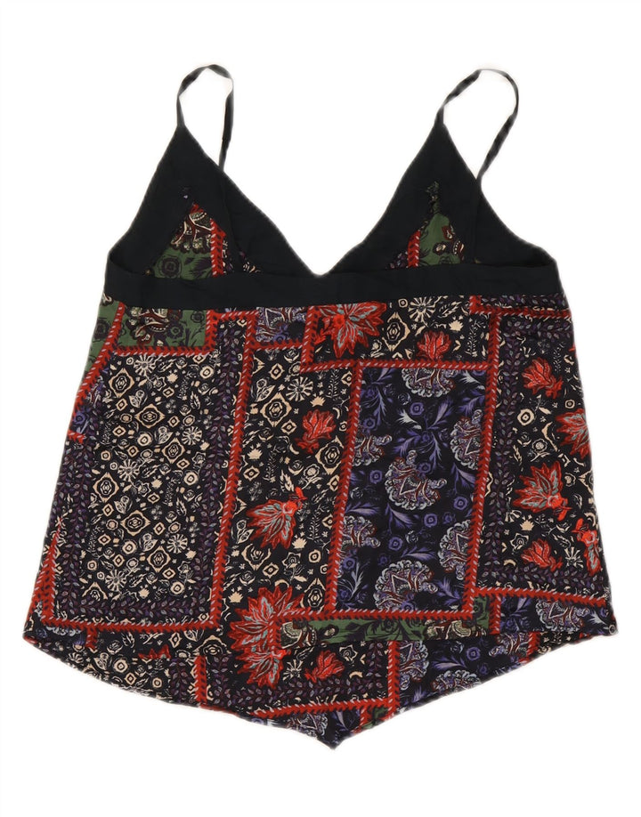 Zara Womens Cami Top UK 6 XS Multicoloured Floral