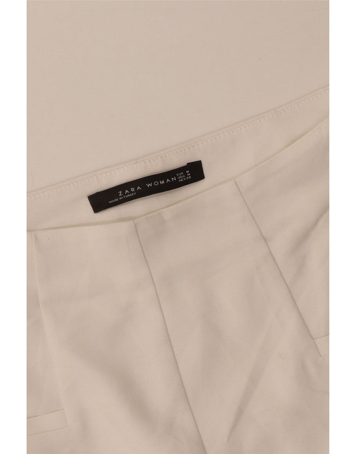 Zara Womens Casual Shorts Medium W28 White