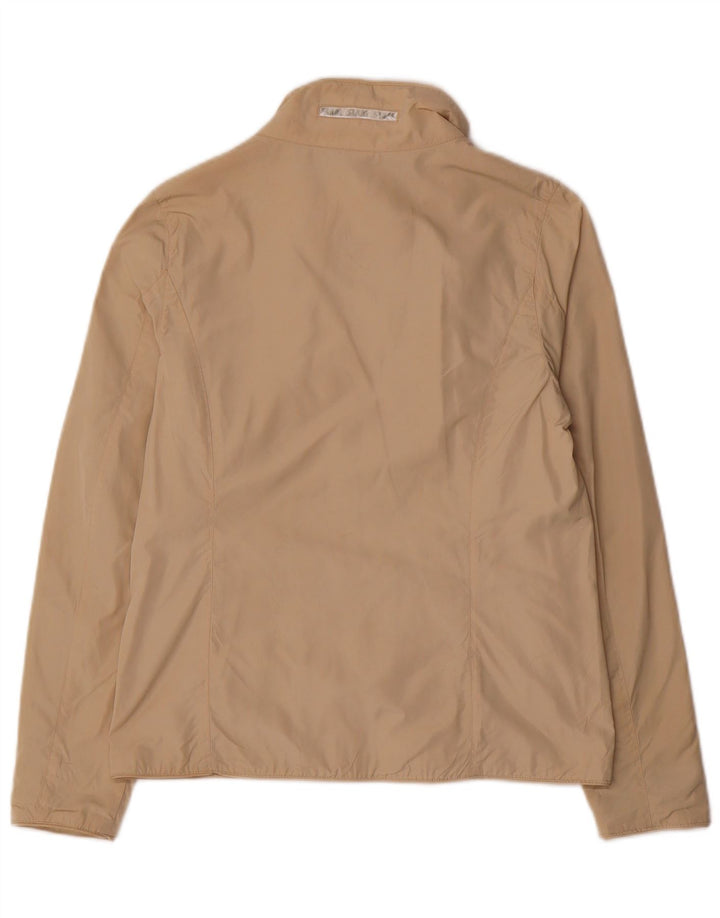 SLAM Womens Rain Jacket UK 8 Small Beige Polyester