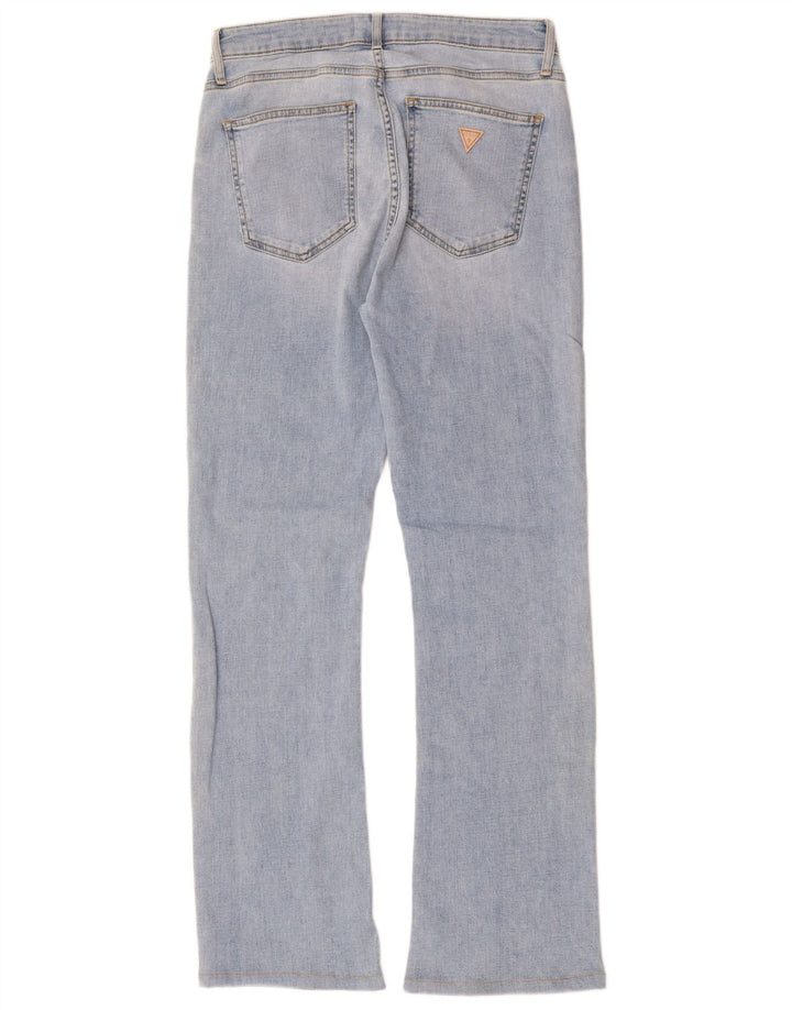 GUESS Womens Sexy Flared Jeans W30 L31 Blue
