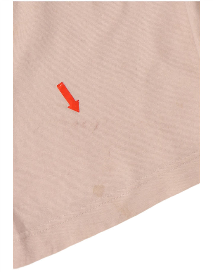 PUMA Mens Graphic T-Shirt Top XS White Colourblock