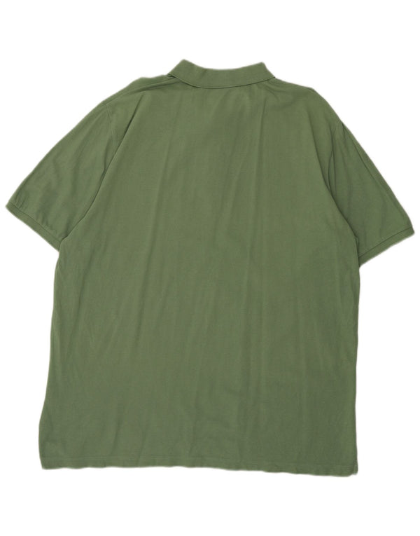 Gant Mens Polo Shirt 3XL Green Cotton