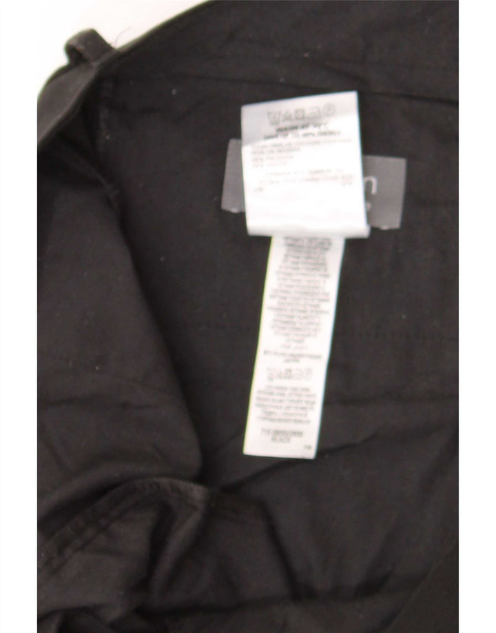 Marks & Spencer Mens Straight Suit Trousers W39 L31 Black Polyester