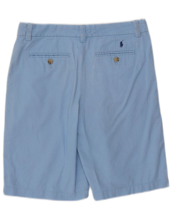 POLO RALPH LAUREN Boys Chino Shorts 15-16 Years W30 Blue Cotton