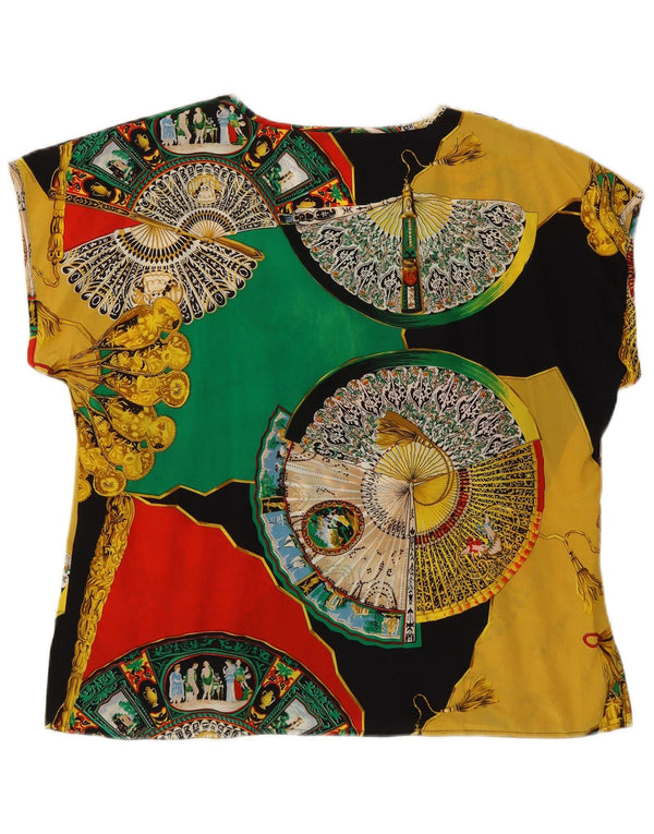 MARINA RINALDI Womens Oversized Blouse Top Size 23 Medium Multicoloured
