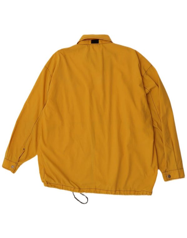 Brugi Mens Utility Jacket IT 52 XL Yellow Cotton