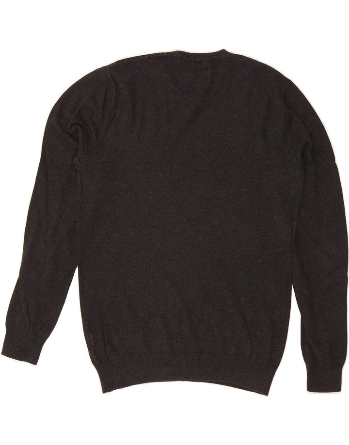 JACK WILLS Mens Crew Neck Jumper Sweater Small Grey Cotton Vintage Jack Wills and Second-Hand Jack Wills from Messina Hembry 