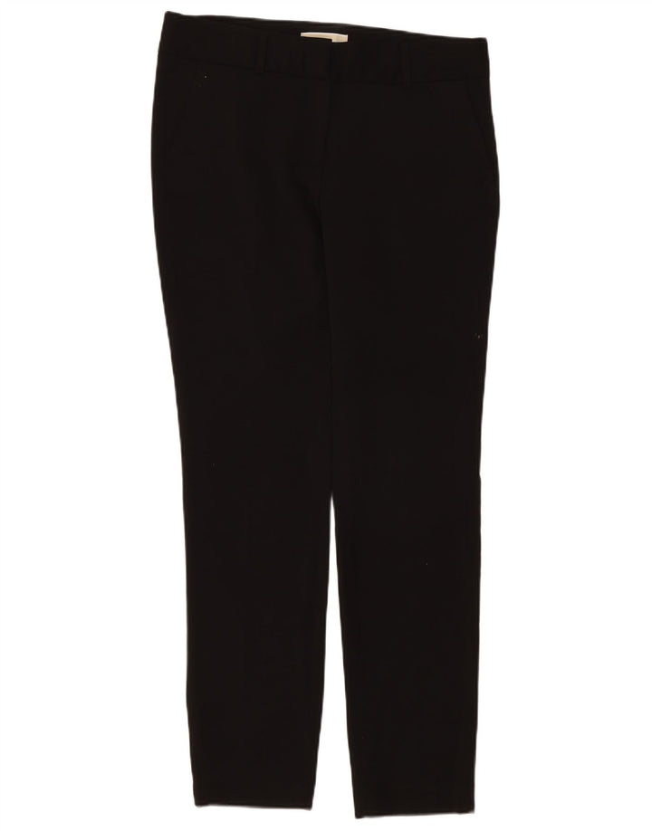 Michael Kors Womens Slim Chino Trousers US 8 Medium W34 L31 Black Polyester