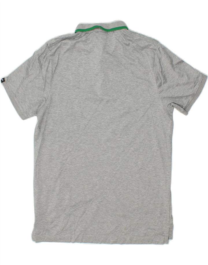 NIKE Mens Graphic Polo Shirt Medium Grey Cotton Vintage Nike and Second-Hand Nike from Messina Hembry 