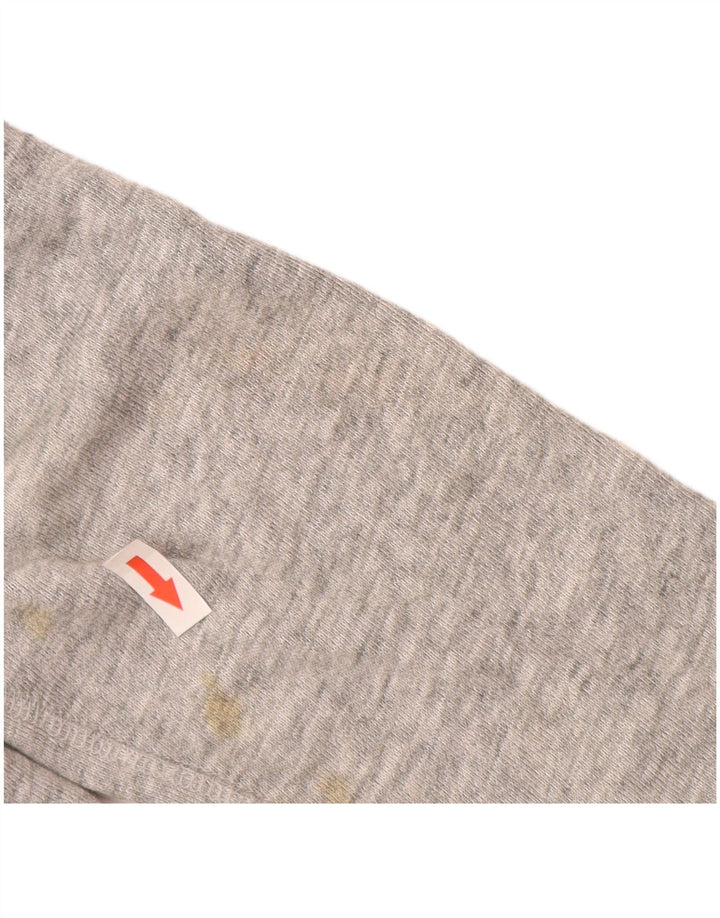 LEVI'S Womens Graphic Sweatshirt Jumper UK 12 Medium Grey Cotton