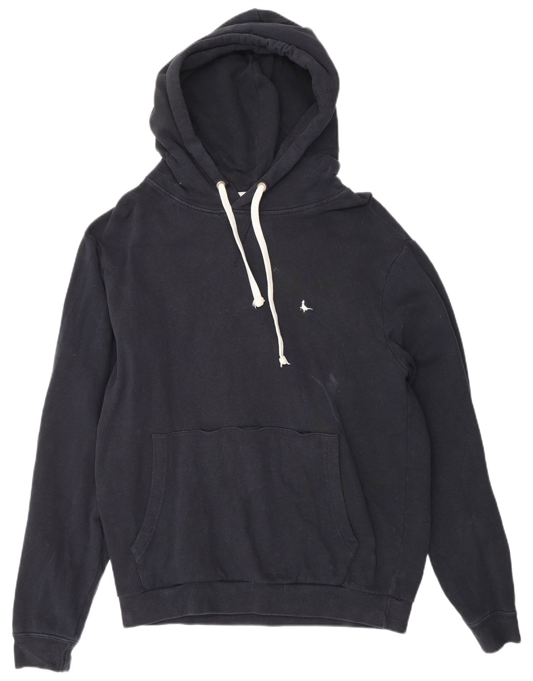 JACK WILLS Mens Hoodie Jumper Small Navy Blue Cotton