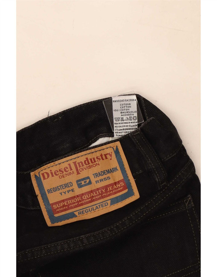 Diesel Womens Bootcut Jeans W31 L33 Black Cotton