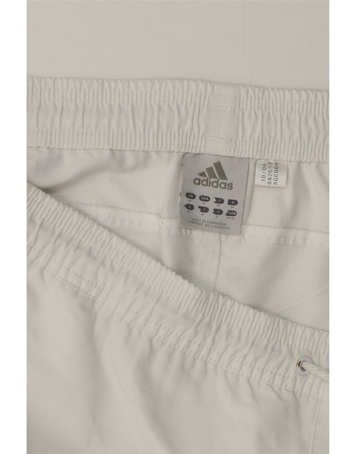 Adidas Mens Sport Shorts Medium White Polyester