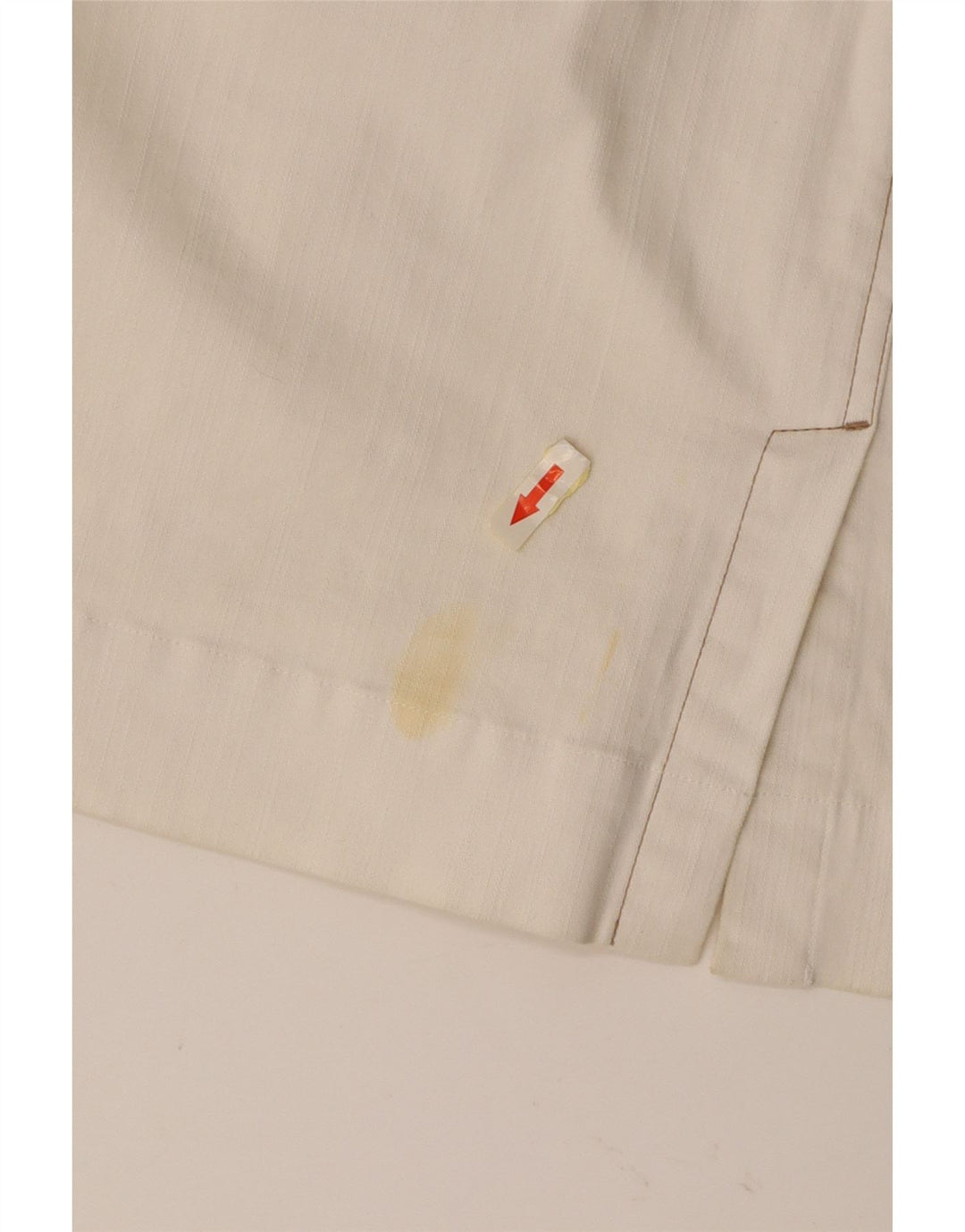 MARLBORO CLASSICS Womens High Waist Mini Skirt EU 50 3XL W36  White Cotton