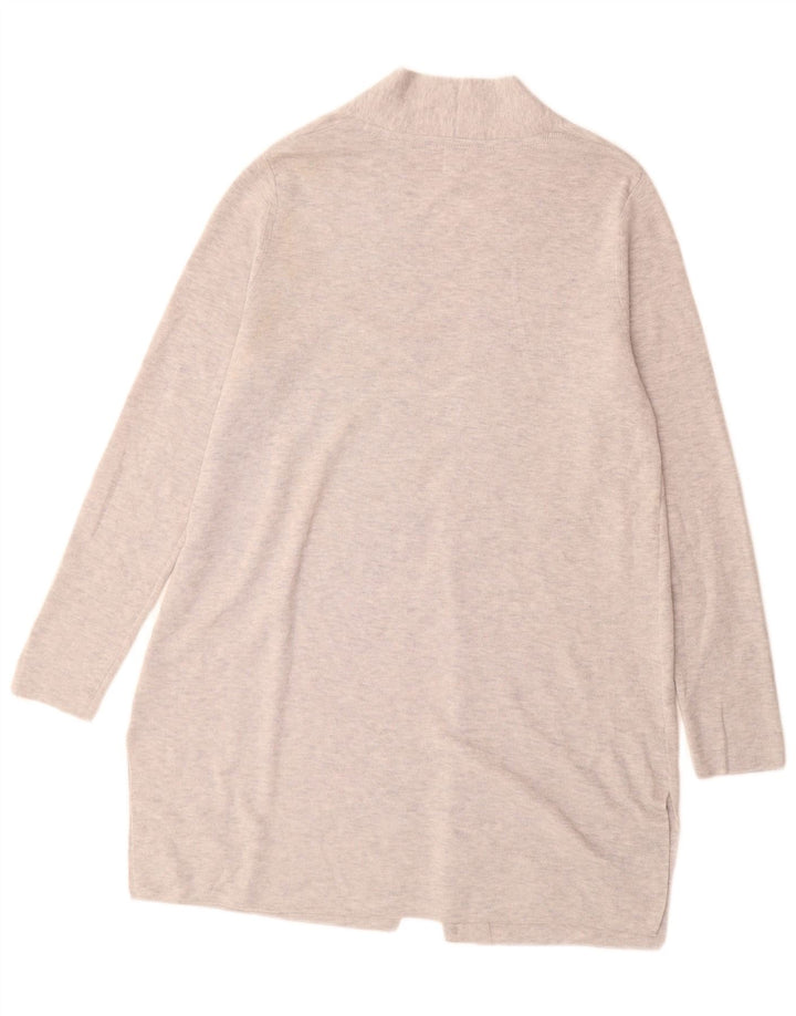 John Lewis Womens Oversized Longline Cardigan Sweater UK 8 Small Grey