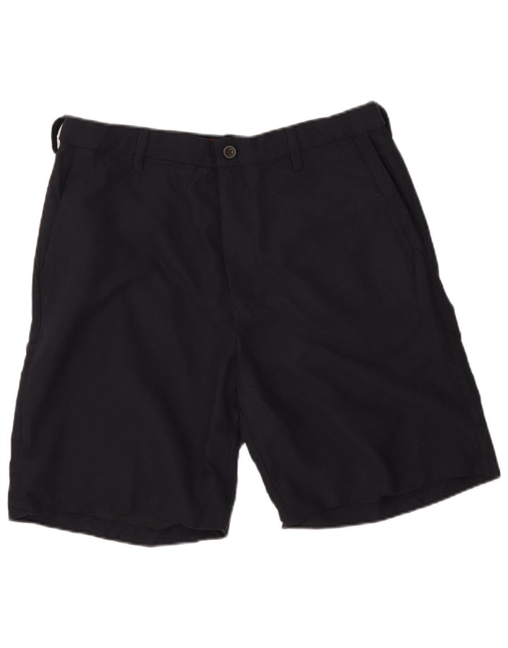 Chaps Mens Chino Shorts W34 Large Black Polyester