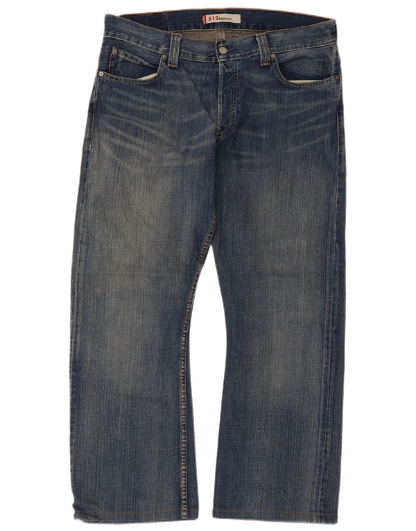 Levi's Mens 512 Bootcut Jeans W38 L29 Blue