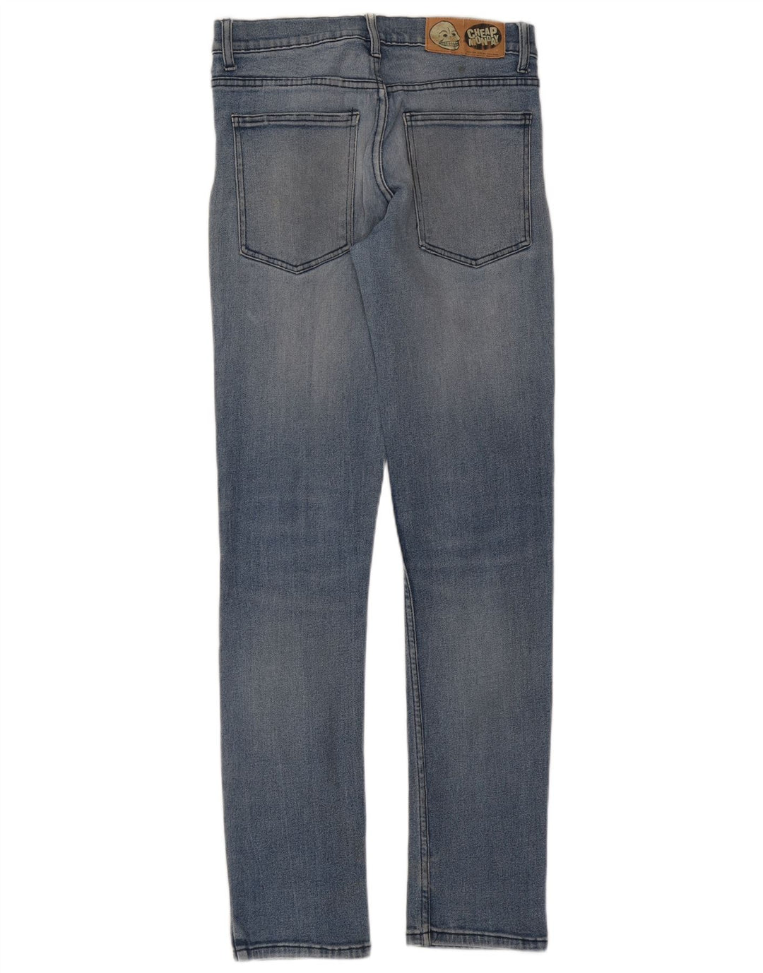 CHEAP MONDAY Womens Skinny Jeans W32 L34 Blue Cotton