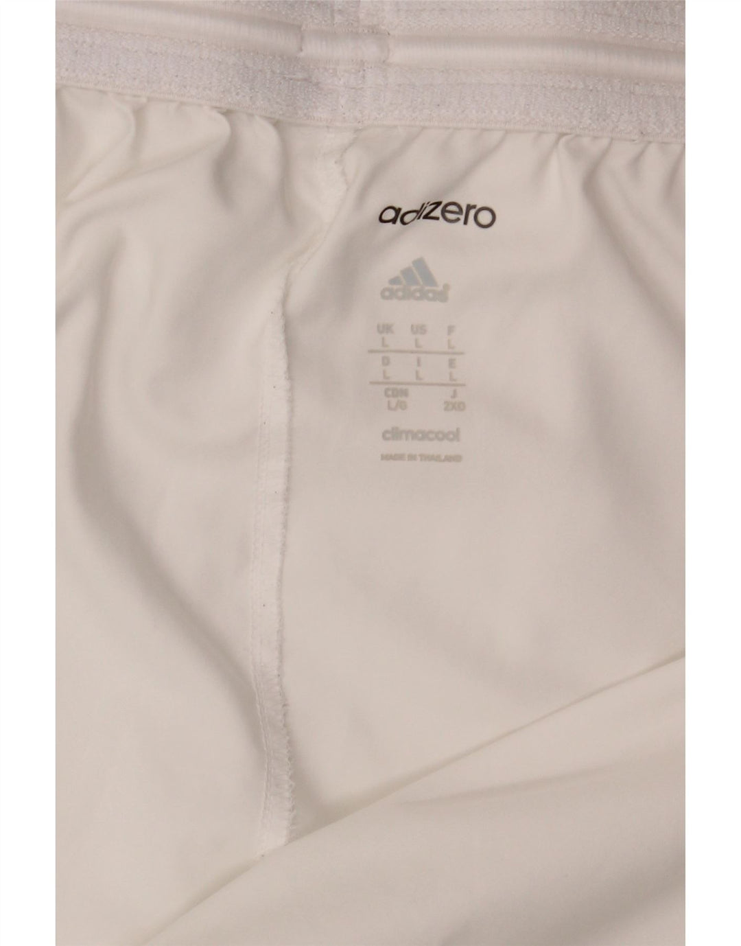 ADIDAS Mens Adizero Sport Shorts Large White Colourblock
