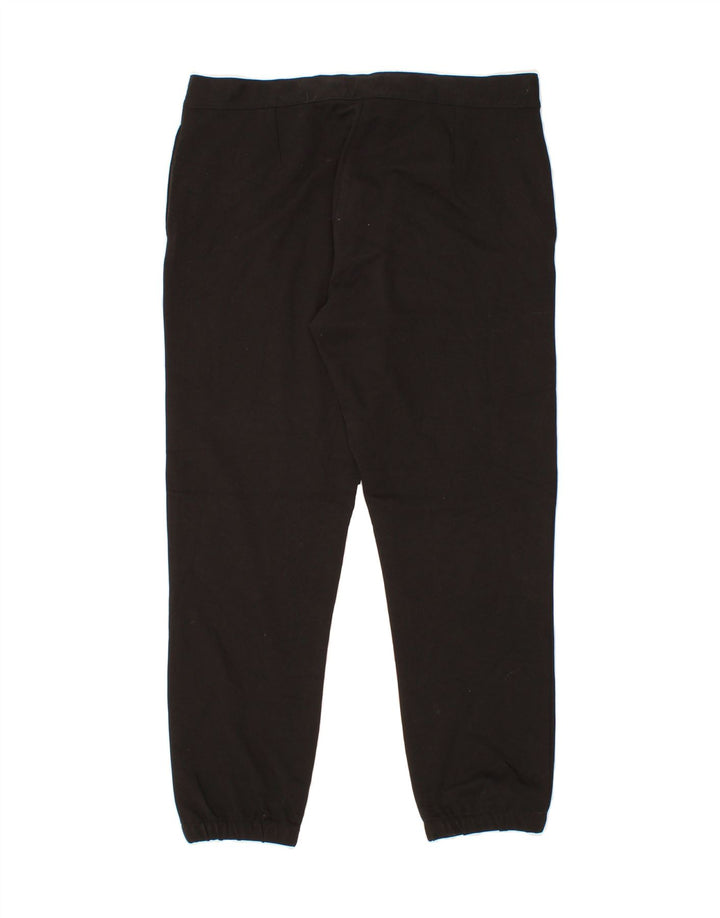 DACK'S Womens Joggers Chino Trousers Large W34 L29 Black Polyester Vintage Dack's and Second-Hand Dack's from Messina Hembry 