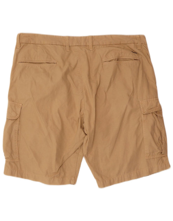 Harmont & Blaine Mens Cargo Shorts IT 56 3XL W40 Beige Cotton