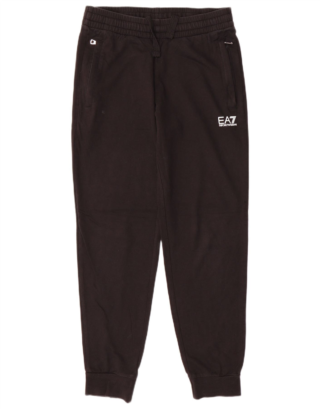 EMPORIO ARMANI Mens Tracksuit Trousers Joggers Medium  Black Cotton