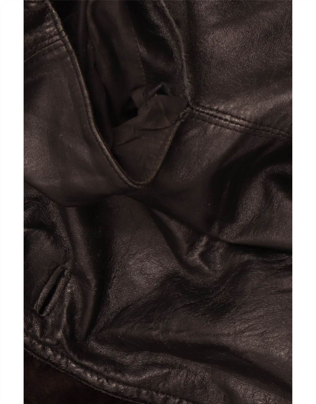 VINTAGE Mens Double Breasted Overcoat UK 40 Large Black