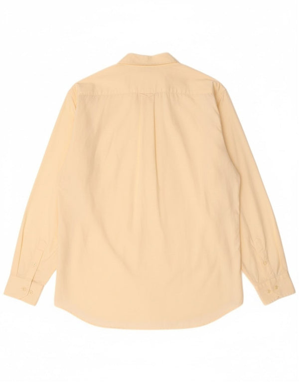 Gian Marco Venturi Mens Shirt Size 17 43 XL Beige Cotton