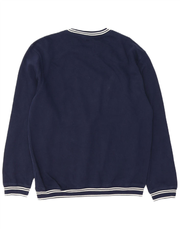 Gap Mens Graphic Sweatshirt Jumper Small Navy Blue Cotton