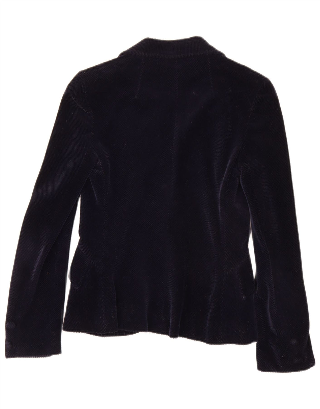 PIERRE D'ALBY Womens Corduroy 2 Piece Skirt Set UK 10 Small W24 Navy Blue