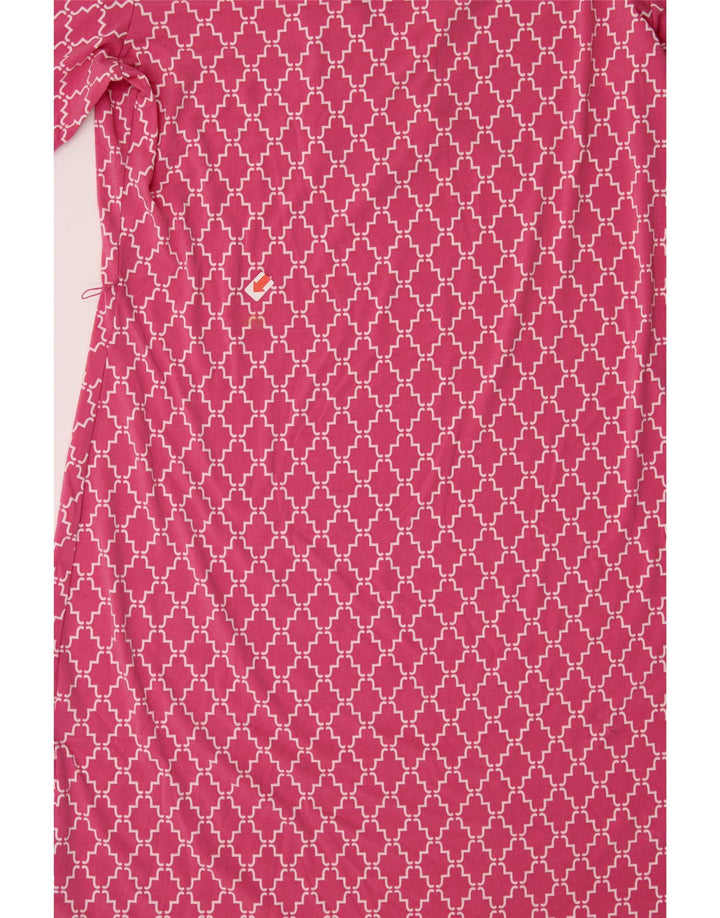 BROOKS BROTHERS Womens 346 Abstract Pattern Sheath Dress UK 12 Medium Pink Vintage Brooks Brothers and Second-Hand Brooks Brothers from Messina Hembry 