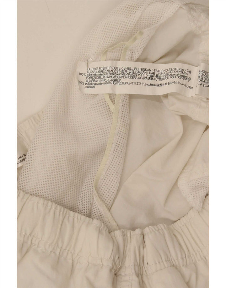 Zara Mens Swimming Shorts Large White Polyester