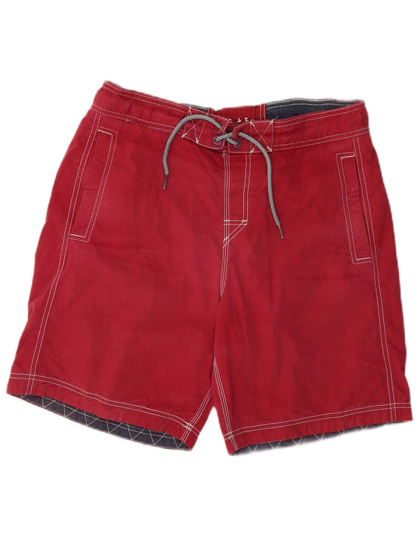 Fat Face Mens Swimming Shorts Large  Red