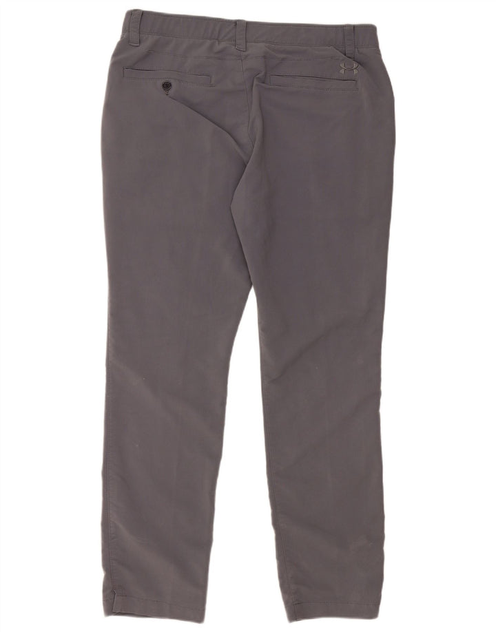 UNDER ARMOUR Mens Slim Chino Trousers W36 L32 Grey