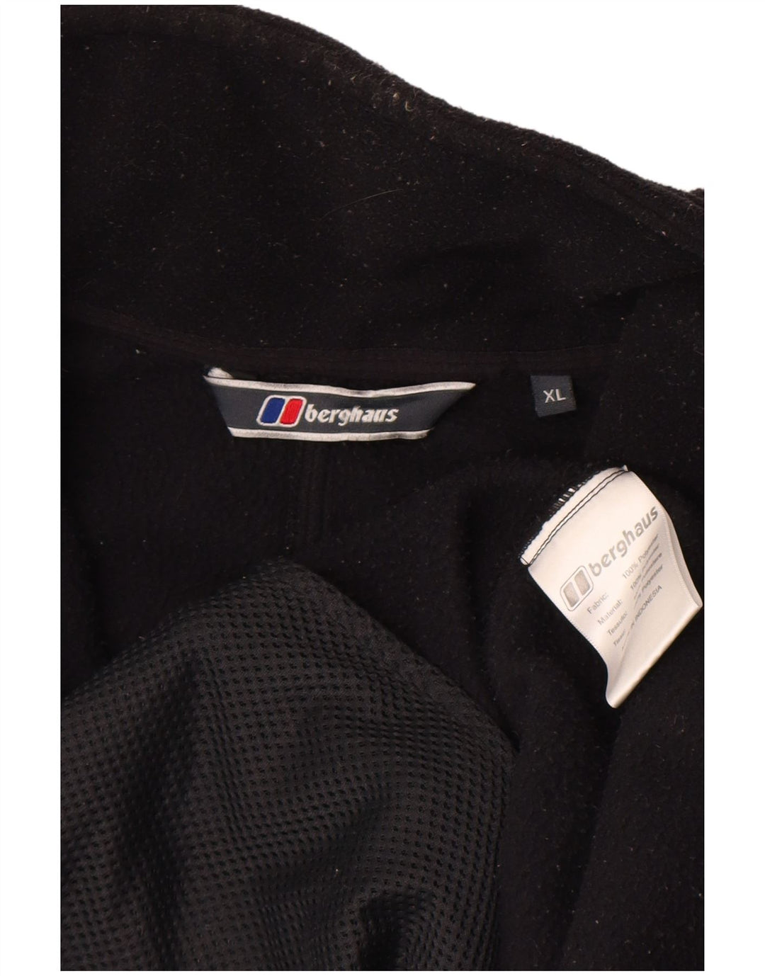 Berghaus Mens Fleece Jacket UK 42 XL Black Polyester