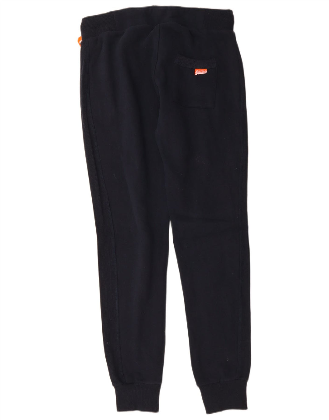 Superdry Womens Tracksuit Trousers Joggers UK 14 Large  Navy Blue Cotton