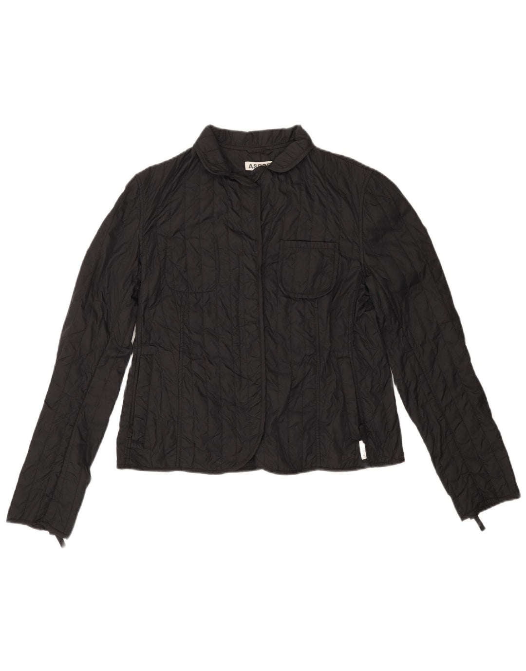 ASPESI Womens Padded Jacket UK 18 XL Black Polyamide