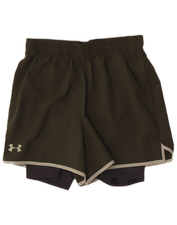 Under Armour Mens Heat Gear Sport Shorts Medium Khaki