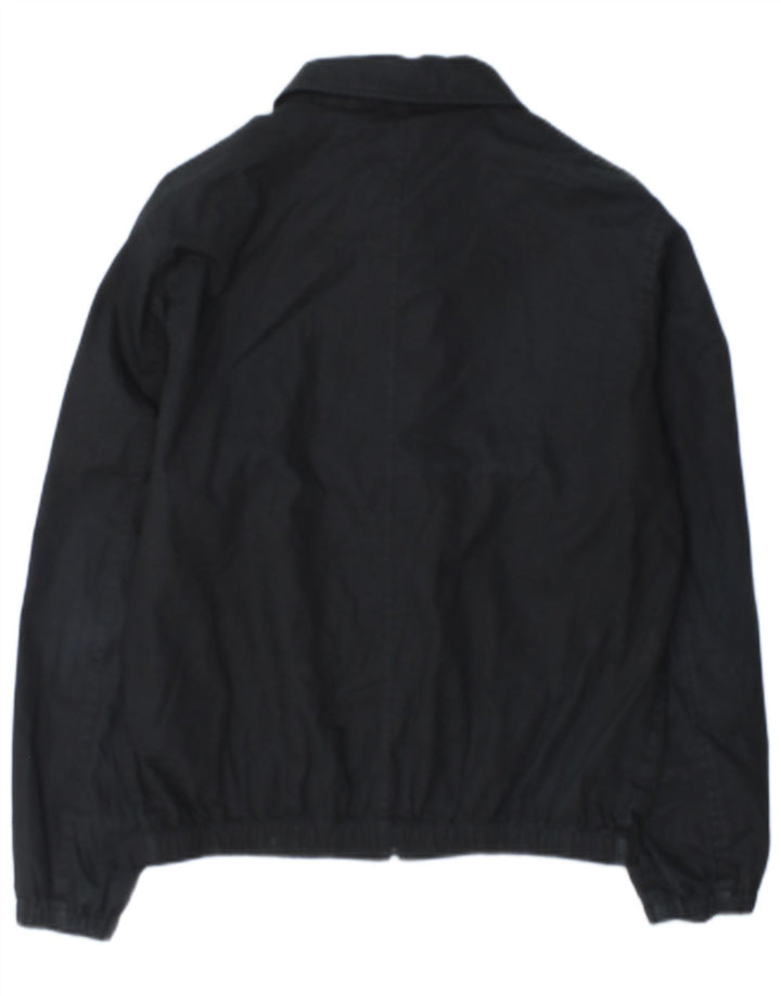 Farah Mens Bomber Jacket UK 36 Small Black Cotton