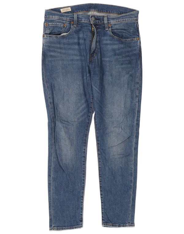 Levi's Mens Slim Jeans W32 L30 Blue Cotton