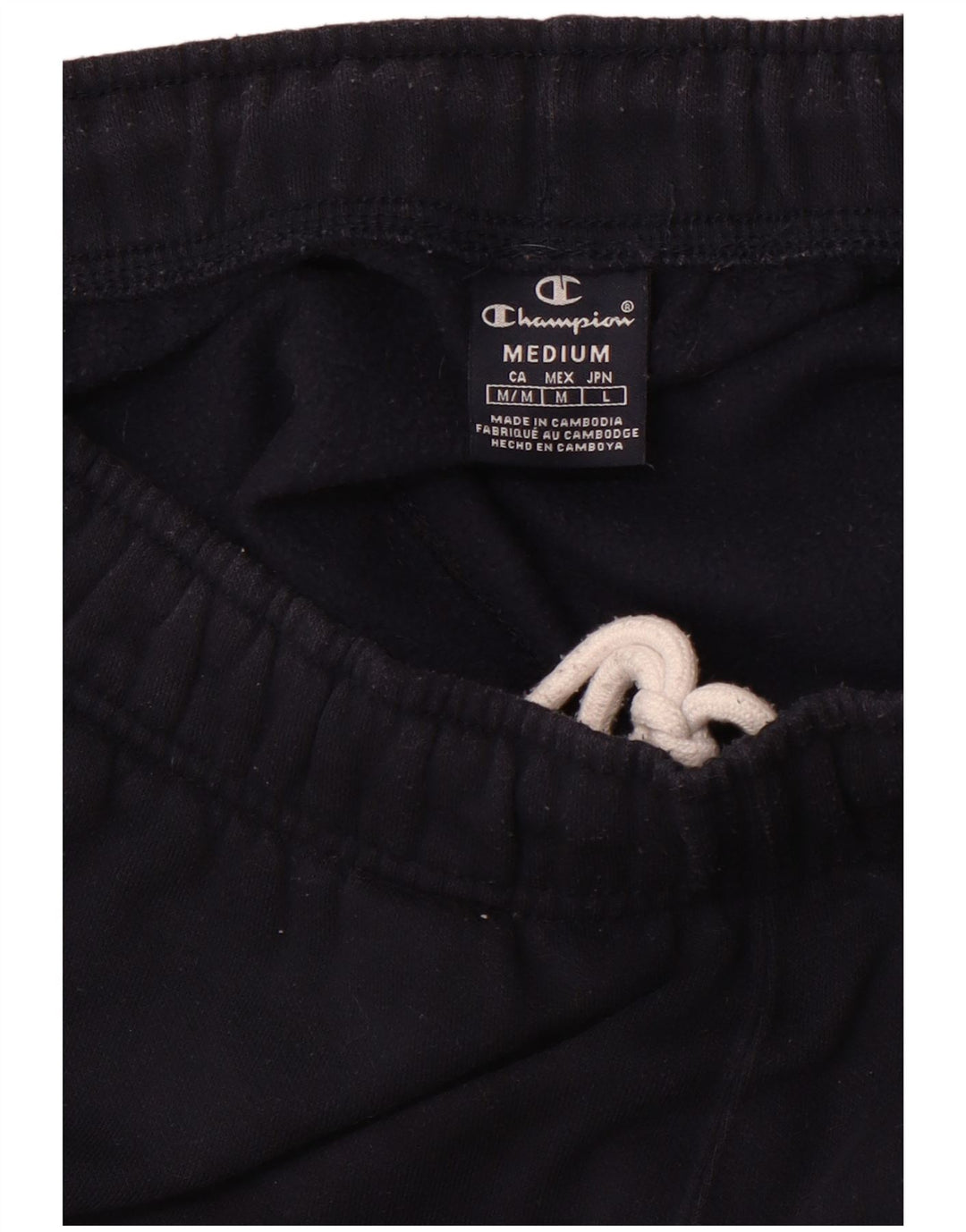 CHAMPION Mens Graphic Sport Shorts Medium Navy Blue