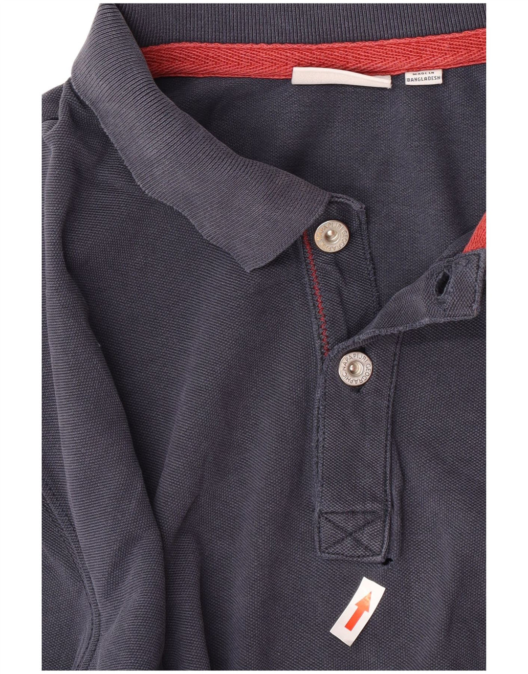 Napapijri Mens Polo Shirt Large Navy Blue