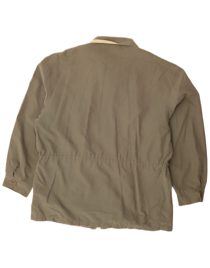 LONDON FOG Mens Utility Jacket UK 42 XL Khaki