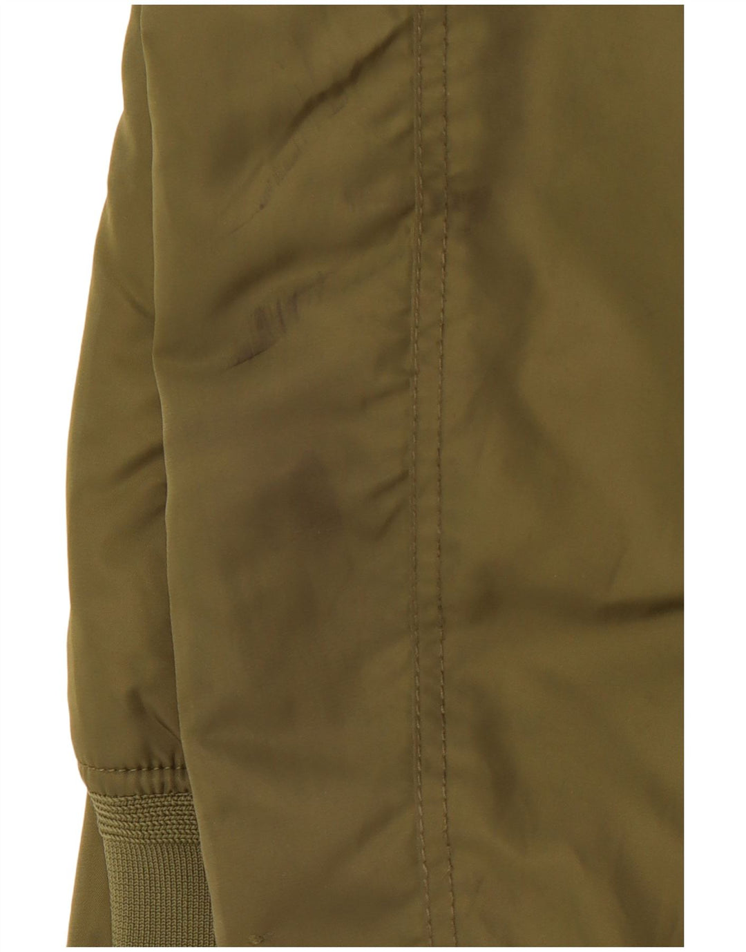 ZARA Mens Adventure Graphic Flight Aviator Jacket UK 40 Large Green Nylon